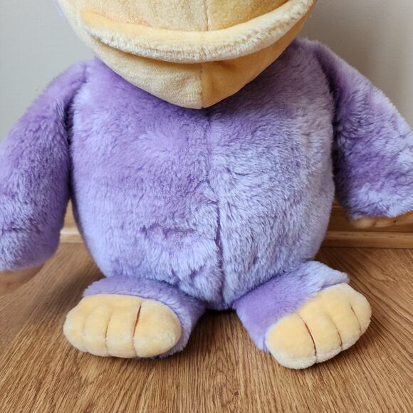 Vintage Union Toy Plush Monkey Purple 18" Stuffed Animal 1982 - Picture 3 of 11